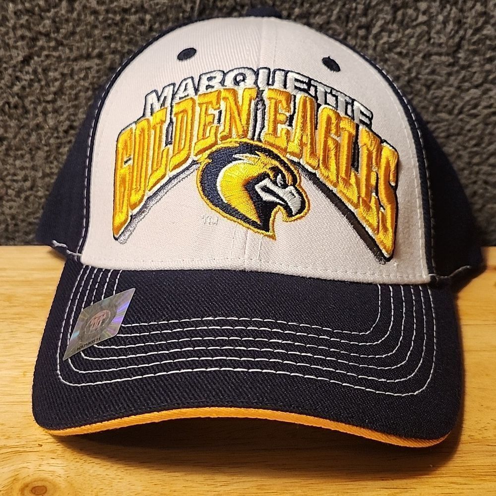Top Of The World Marquette Golden Eagles Velcroback Hat - New